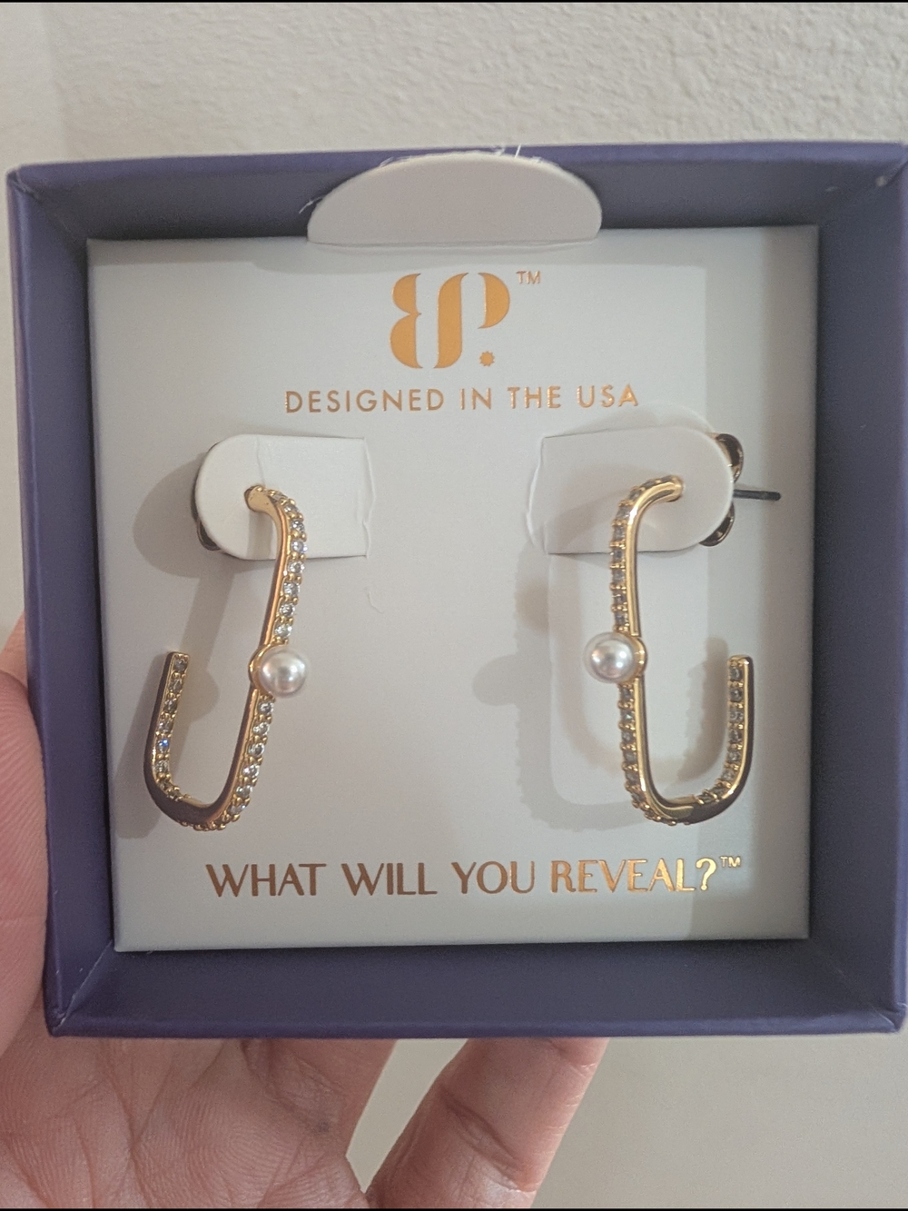 Bombardy June Birthday Earring Gold And Pearl